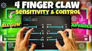 BEST BGMI iPad Sensitivity & 4-Finger Control Code (2025) | iPad 9,10,7,6, Mini 6, Pro 🎯