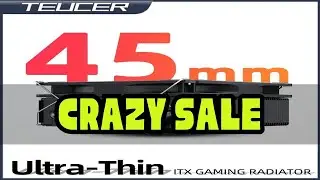 Teucer Height 45mm CPU Cooler ITX Small Case Ultra-Thin Air Cooling Radiator for Intel LGA 1150/120