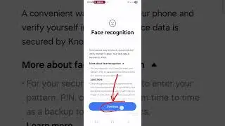 Set Up Face Recognition to Unlock Your Phone Screen - Samsung Phone A15 A25 Android Mobile