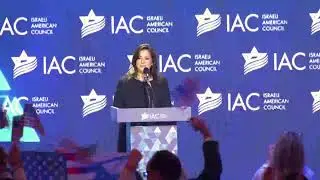 House GOP Conference Chair Elise Stefanik Addresses Israeli-American Council National Summit