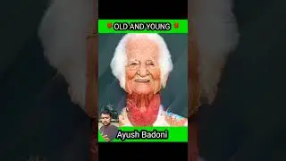 Ayush Badoni 🌹🌹 क्रिकेटर (old and young)#shortvideo #viralvideo #trending #bollywood #song
