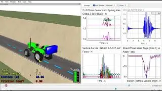 4WD 300N 390N Right Curve Three 5cm Gaps 7kmh Diagrams