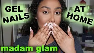 Simple Spring Nails At Home | Madam Glam Gel Polish Tutorial