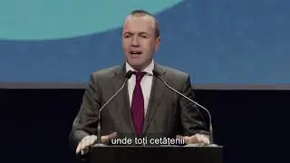 Manfred Weber - Condiții de trai decente pentru europeni. Summit PPE, București 2019