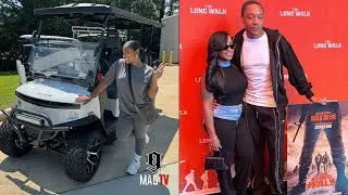 Robert Rushing Buys Wife Toya A Custom Golf Cart Before His 