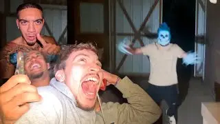 HAUNTED BARN PRANK ON FRIDAY THE 13th!! HILARIOUS!