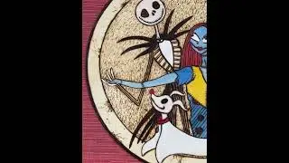 Nightmare before Christmas, Jack and Sally, pumpkin Jack, Sally stitches, artistic creations by Rose