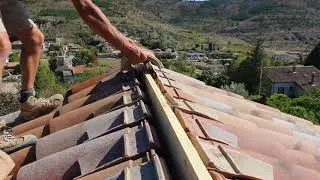 Fa&icirc;tage &agrave; sec avec closoirs cassons et fa&icirc;ti&egrave;res &agrave; embo&icirc;tement