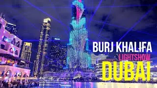 Burj Khalifa Laser and LED Show | Spectacular Night Light Display in Downtown Dubai | 4K