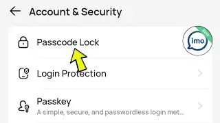 Imo Beta App Privacy Settings | Passcode Lock On Kare