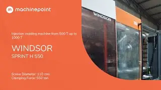 WINDSOR SPRINT H 550 3. Injection molding machine from 500 T up to 1000 T | WINDSOR Machines