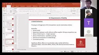 Private Enforcement of EU Competition Law - Intensive Course - Day 4 of 5