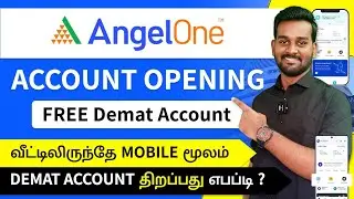 Angel One Account Opening in Tamil | How to Open FREE Demat Account Online | 2025