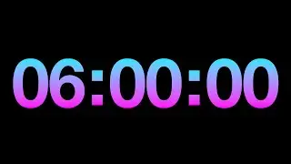 6 Hour Timer ⎜ Timer of focus ⎜360 Minute Timer