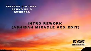 Vintage Culture, Bruno Be & Ownboss | Intro Rework (Ashibah Miracle) | 8D AUDIO