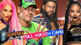 WWE Summerslam 2021 Full Match Card // All Confirm Matches #wwe #summerslam2021 #wrestlerchampion