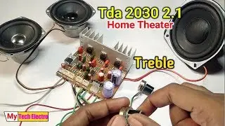 Audio Amplifier 2.1&nbsp;Home Theater Circuit Board Wiring || Tda&nbsp;2030&nbsp;IC Audio Board