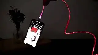 Fast & Fun Charging Using Flowing Light Data Cable That Works with All Devices