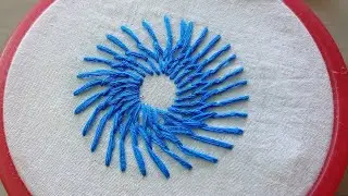 Mesmerizing Spiral Embroidery Pattern | Easy Tutorial for Beginners