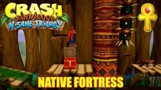 🎮Crash Bandicoot: Native Fortress (Time Trial) (Gold Relic)🎮