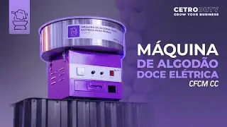 M&aacute;quina de Algod&atilde;o-Doce El&eacute;trica para Festas CFCM CC
