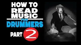 How To Read Music For Drummers Part Two | 12 Eighth Note Rock Beats