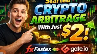 Started Crypto Arbitrage With Just $2 (Fastex &times; Gate.io)