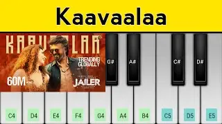 Kavala Song Piano Tutorial | Jailer