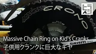 Massive 56T Chain Ring on Kid's Cranks and Square Taper vs. GXP