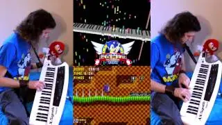 Sonic the Hedgehog - Green Hill Zone Music - Keytar
