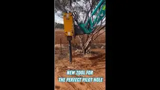 THE PERFECT PILOT HOLE - STRAIGHT THROUGH LIMESTONE