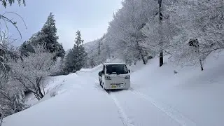 軽トラでスノーアタック　護摩山スカイタワー付近編 (2026/01/04)［全日本林道組合］