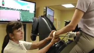 Rider Connection in the Arena Mode with Luke the Dressage Simulator and Barbro Ask-Upmark