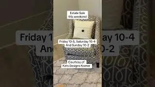 Estate Sale #MiltonEstateSale #LuxuryFurniture #HighEndDecor #katsdesingskorner #furnitureforsale