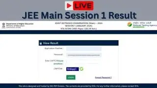 JEE Mains Result Declared 🚨 | Jee Mains January Session Result 2026 | #jeeresult #jeeresult2026 #jee