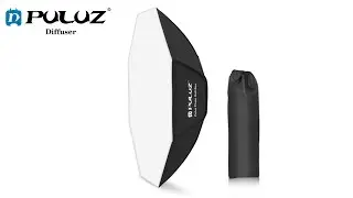 PULUZ 95cm Speedlite Flash Octagon Parabolic Softbox Bowens Mount Diffuser