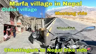 Marfa village in Nepal || finally Nepal ke best village pahunch gaye|| yaha yak se sab bna h||
