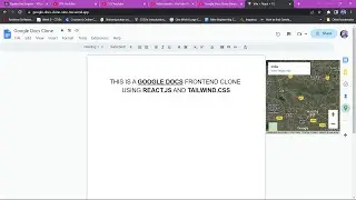 Google Docs Clone  Demo | REACT.JS | TAILWIND.CSS