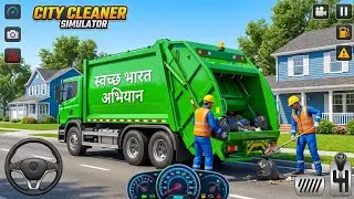 Garbage Trash Truck Driving Simulator 3D 🚛 | Realistic Indian City Android Gameplay