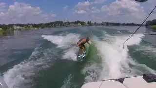 Axis A22 with DIY WakeSurfing 