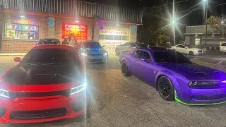 Atl Car meet was crazy😱, police chases😱😱🔥