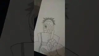 comment obito drawing #drawing #anime #beautiful #drow #obito😝🤪😍😱