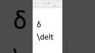 How to make delta symbol inMS word