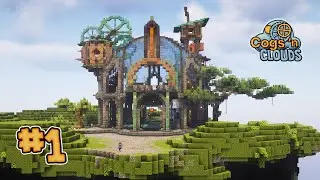 I Built a BIG STEAMPUNK WORKSHOP! - Cogs 'n Clouds Adventure Map - Ep 1