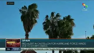 Spain | Red alert in Castellon for hurricane-force winds associated with storm Oriana