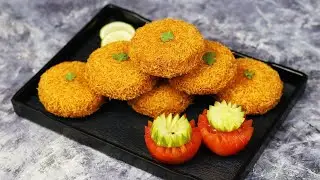 ইফতার স্পেশাল, ফ্রোজেন পদ্ধতিসহ,চিকেন পটেটো কাটলেট, Chicken cutlets, Chicken tikka,Ramadan recipe,