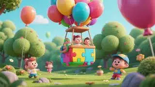 Color Puzzle Balloon Ride &ndash; Nursery Rhymes & Kids Songs