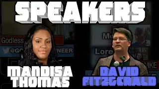 Mandisa Thomas and David Fitzgerald at Mythinformation II