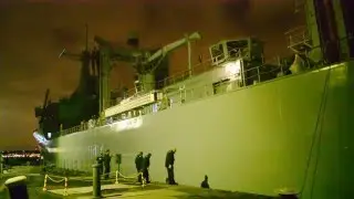 SPS Cantabria A15 leaving KGV Lock 31-01-16