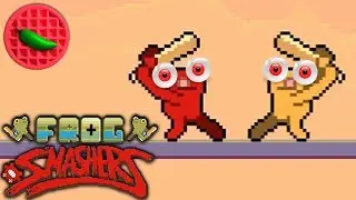 AMPHIBIAN ARMAGEDDON -- Let's Play Frog Smashers (Local Versus Itch.io Game)